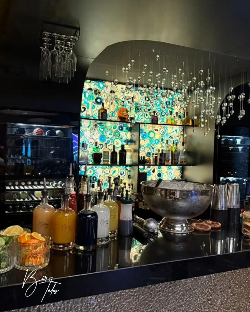 Mixologist preparing cocktails at an event in Dubai